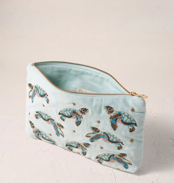 Elizabeth Scarlett Everyday pouch -Baby Turtles