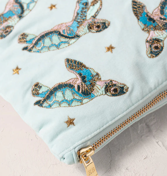 Elizabeth Scarlett Everyday pouch -Baby Turtles