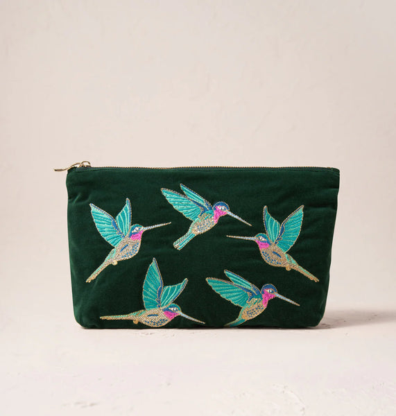 Elizabeth Scarlett everyday pouch-Hummingbird