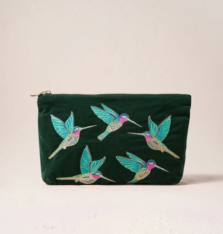 Elizabeth Scarlett everyday pouch-Hummingbird