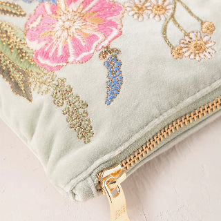 Elizabeth Scarlett Everyday pouch- Pressed flowers