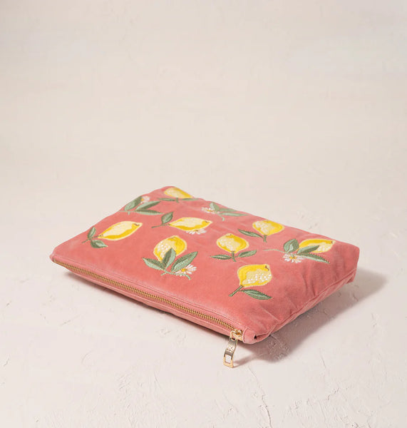 Elizabeth Scarlett everyday pouch-Lemon blossom