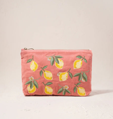 Elizabeth Scarlett everyday pouch-Lemon blossom