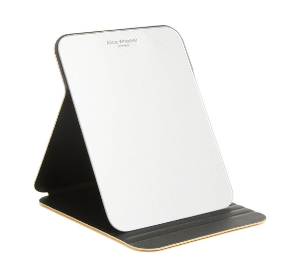 Alice Wheeler Kensington folding mirror -Gold