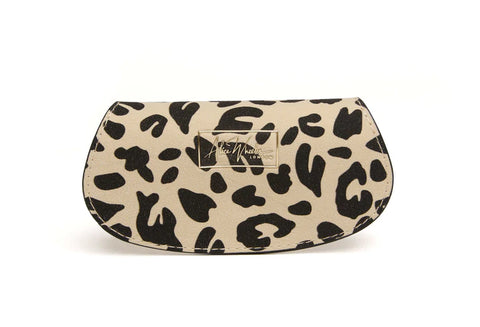 Alice Wheeler glasses case- Light Leopard