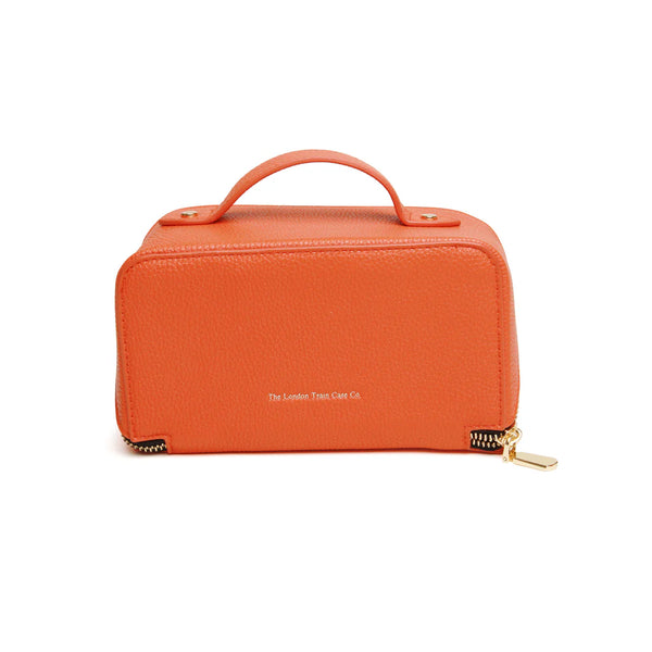 Alice Wheeler LTC train case- Mini Orange