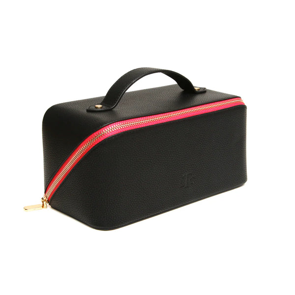 Alice Wheeler LTC train case- Medium Black