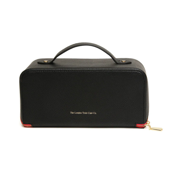 Alice Wheeler LTC train case- Medium Black