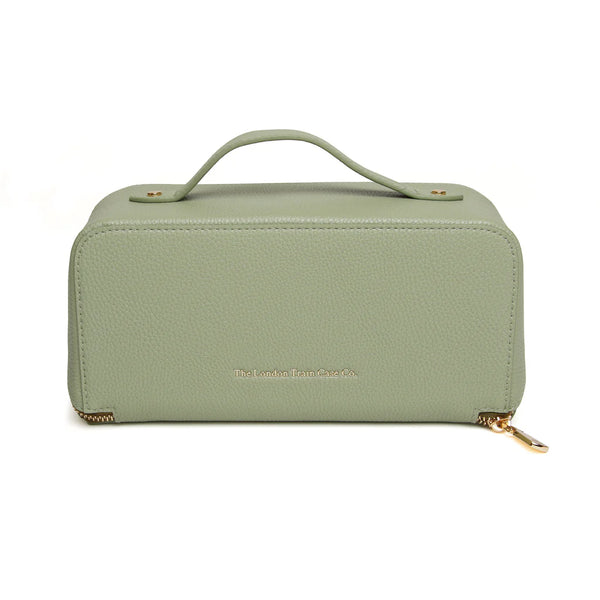 Alice Wheeler LTC train case -Medium Sage