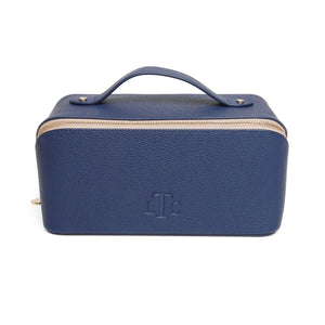 Alice Wheeler LTC train case -Medium Navy