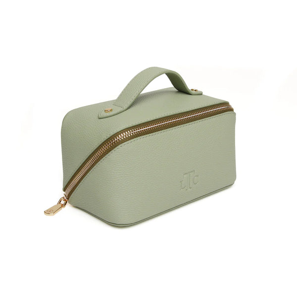 Alice Wheeler LTC train case -Mini Sage