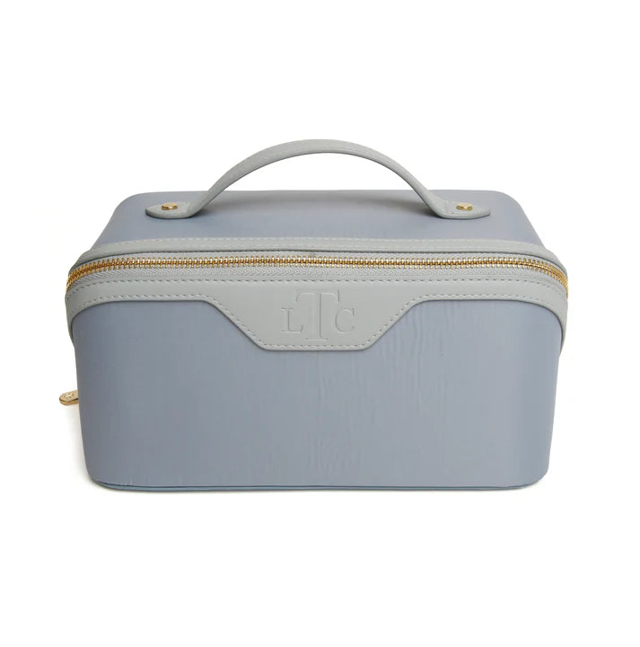 Alice Wheeler LTC- two tone train case -Duck egg blue