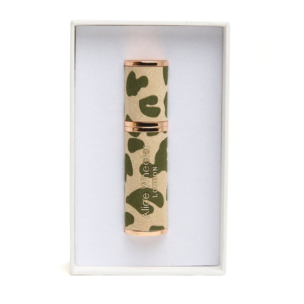 Alice Wheeler refillable atomiser-Olive Leopard