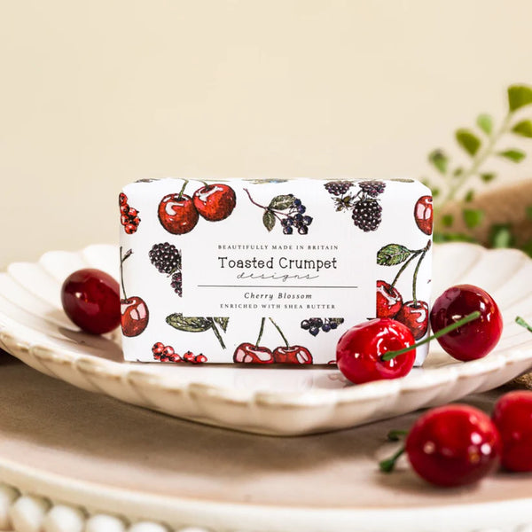 Toasted Crumpet soap bar-Cherry blossom