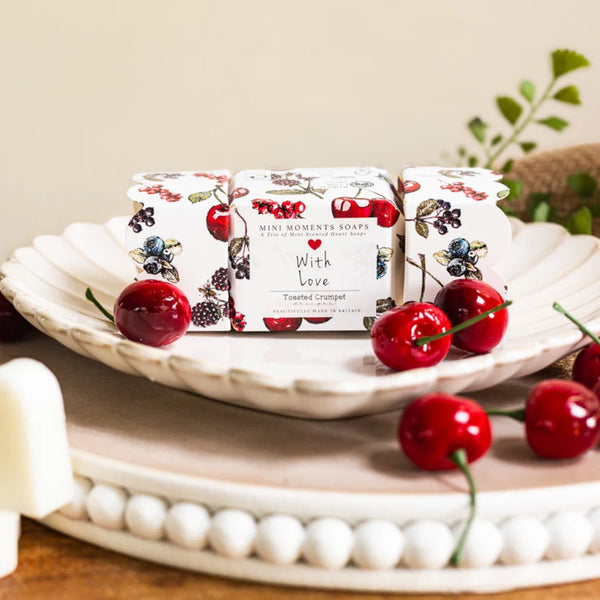Toasted Crumpet Boxed mini soaps Mon cheri