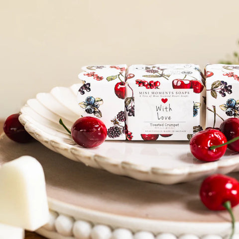 Toasted Crumpet Boxed mini soaps Mon cheri
