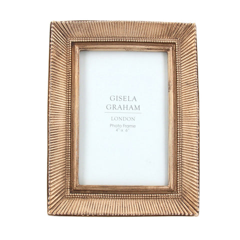 Rose gold fantail picture frame