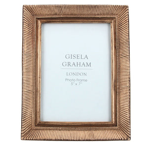 Rose gold fantail picture frame