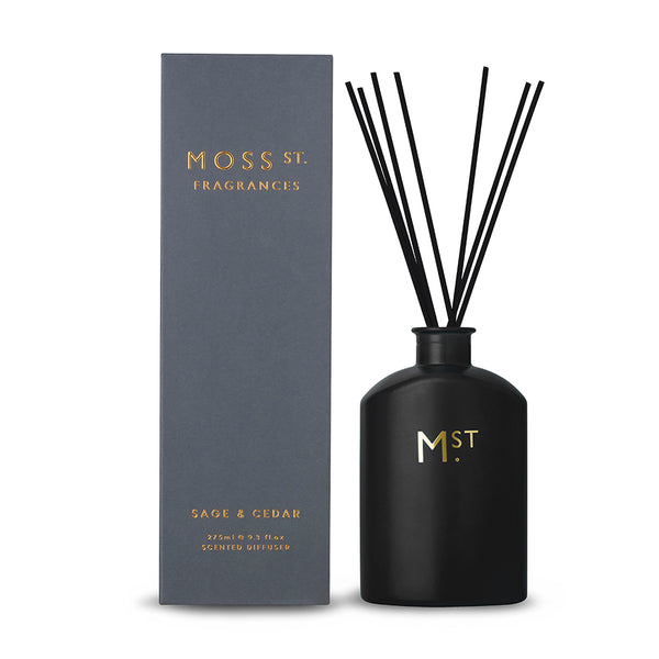 MOSS ST BRAND DIFFUSER SCENTED SAGE AND CEDAR