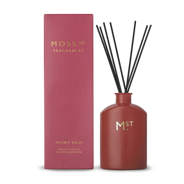MOSS ST BRAND DIFFUSER SCENTED PEONY ROSE