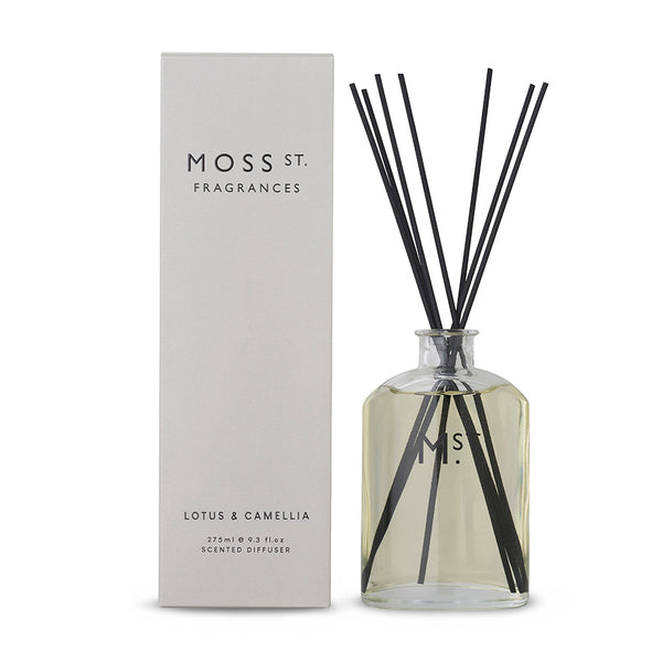 MOSS ST BRAND DIFFUSERS SCENTED LOTUS & CAMELLIA
