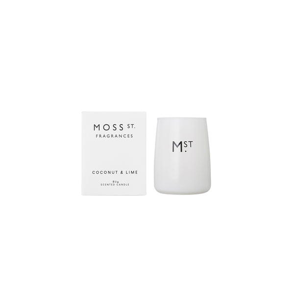 MOSS ST BRAND CANDLE GIFT COCONUT & LIME