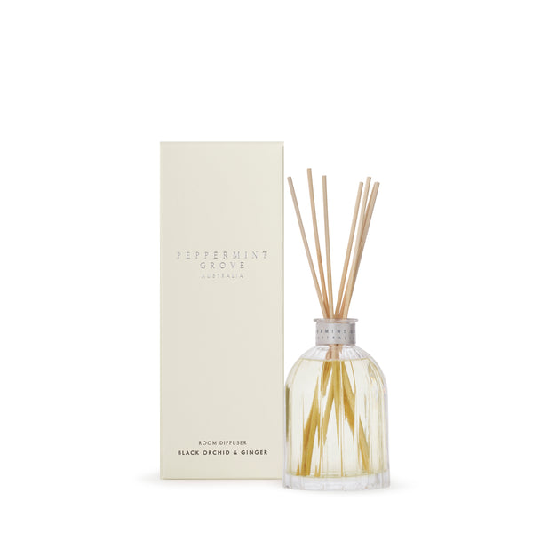 PEPPERMINT GROVE BRAND DIFFUSER GIFT HOME SCENT BLACK ORCHID AND GINGER