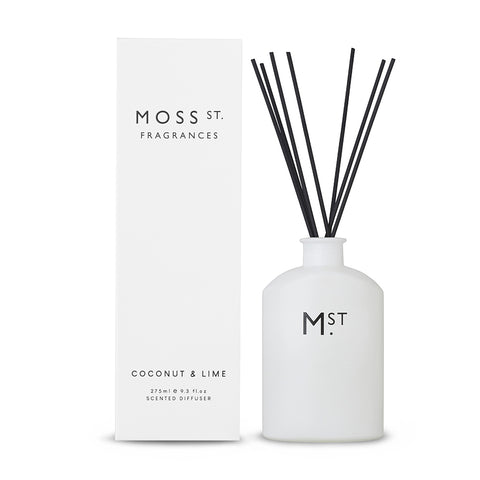 MOSS ST BRAND DIFFUSER SCENTED COCONUT AND LIME